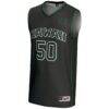 #50 Hawaii Rainbow Warriors GameDay Greats Unisex Lightweight Basketball Jersey - Black - Side View