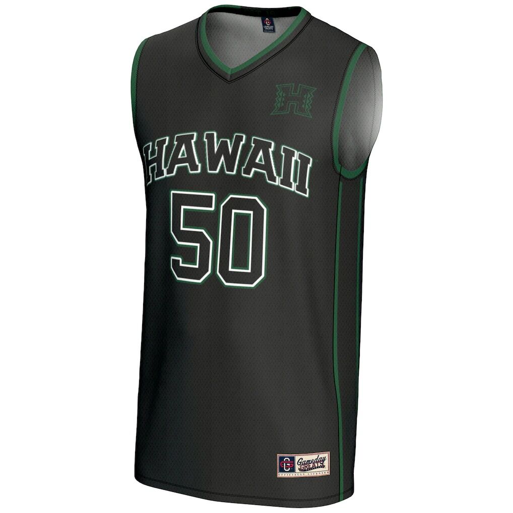 #50 Hawaii Rainbow Warriors GameDay Greats Unisex Lightweight Basketball Jersey