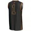 #1 Florida A&M Rattlers GameDay Greats Youth Lightweight Basketball Jersey - Black - Detail View