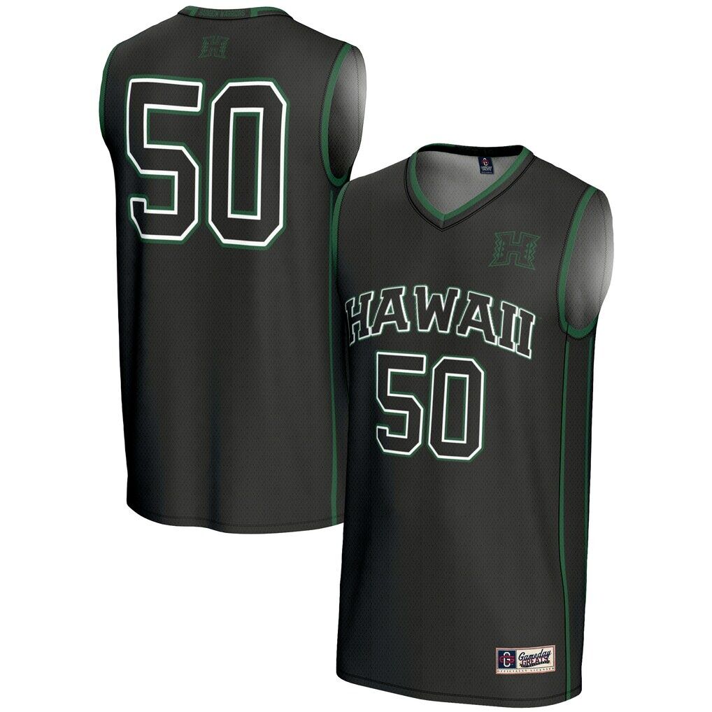 #50 Hawaii Rainbow Warriors GameDay Greats Youth Lightweight Basketball Jersey