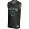 #50 Hawaii Rainbow Warriors GameDay Greats Youth Lightweight Basketball Jersey - Black - Side View