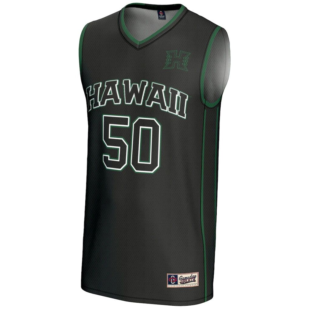 #50 Hawaii Rainbow Warriors GameDay Greats Youth Lightweight Basketball Jersey