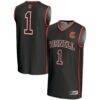#1 Cornell Big Red GameDay Greats Youth Lightweight Basketball Jersey - Black - Front View