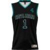 #1 Coastal Carolina Chanticleers GameDay Greats Youth Lightweight Basketball Jersey - Black - Side View