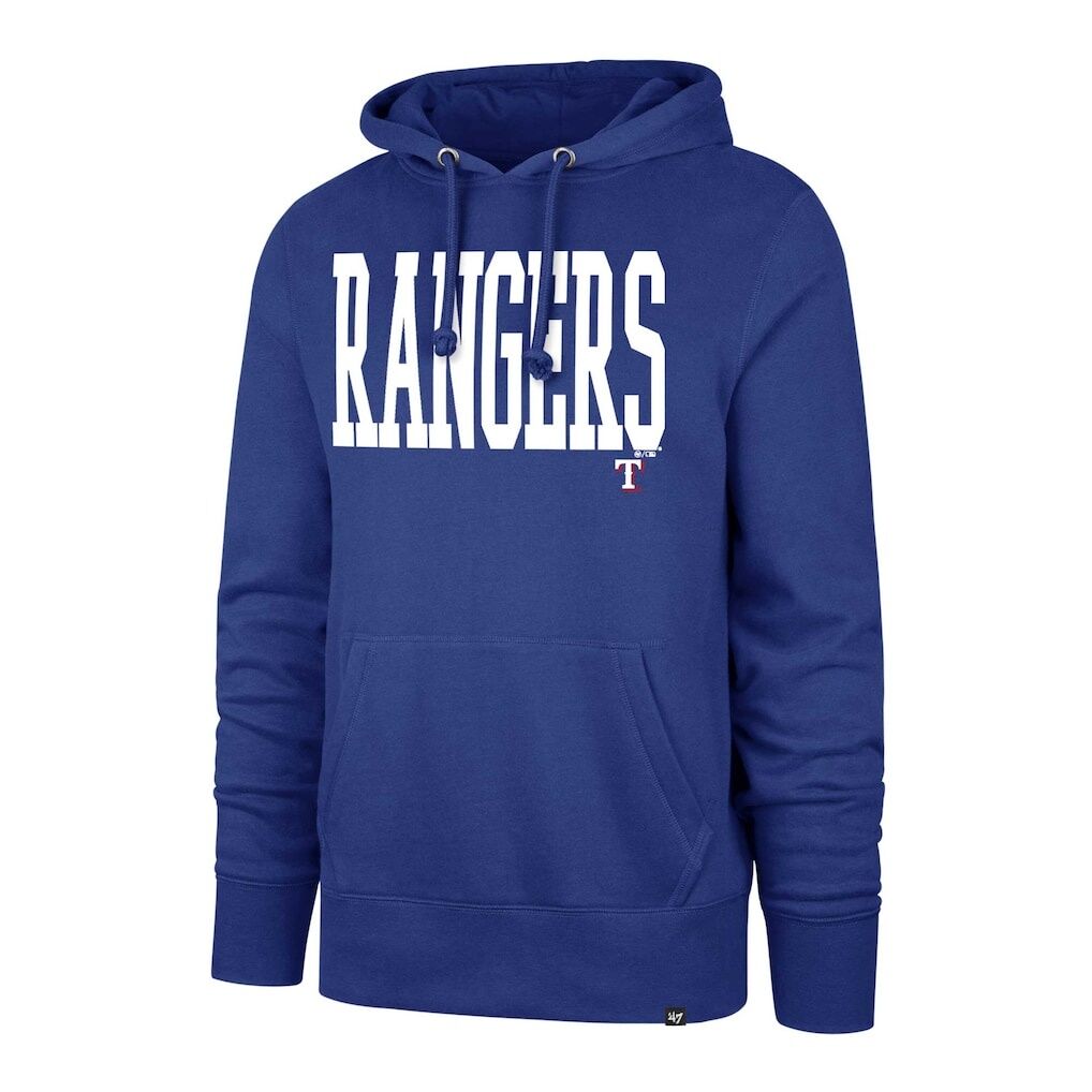 Texas Rangers ’47 Dime Headline Pullover Hoodie – Royal