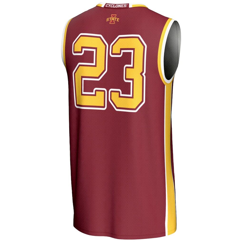 #23 Iowa State Cyclones GameDay Greats Unisex Lightweight Basketball Jersey - Cardinal