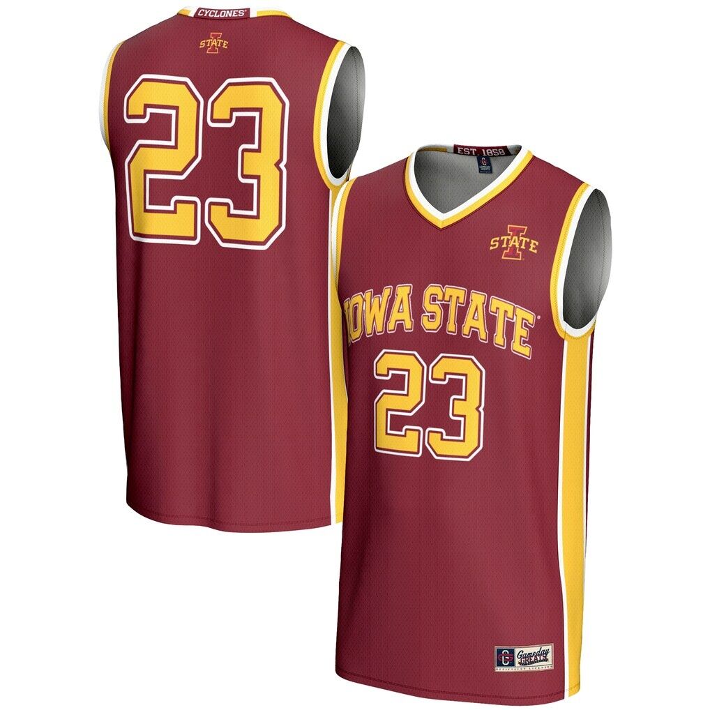 #23 Iowa State Cyclones GameDay Greats Unisex Lightweight Basketball Jersey - Cardinal