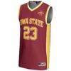 #23 Iowa State Cyclones GameDay Greats Unisex Lightweight Basketball Jersey - - Side View