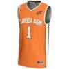 #1 Florida A&M Rattlers GameDay Greats Unisex Lightweight Basketball Jersey - Orange - Side View