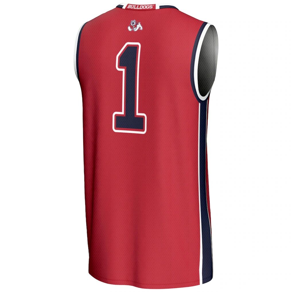 #1 Fresno State Bulldogs GameDay Greats Unisex Lightweight Basketball Jersey