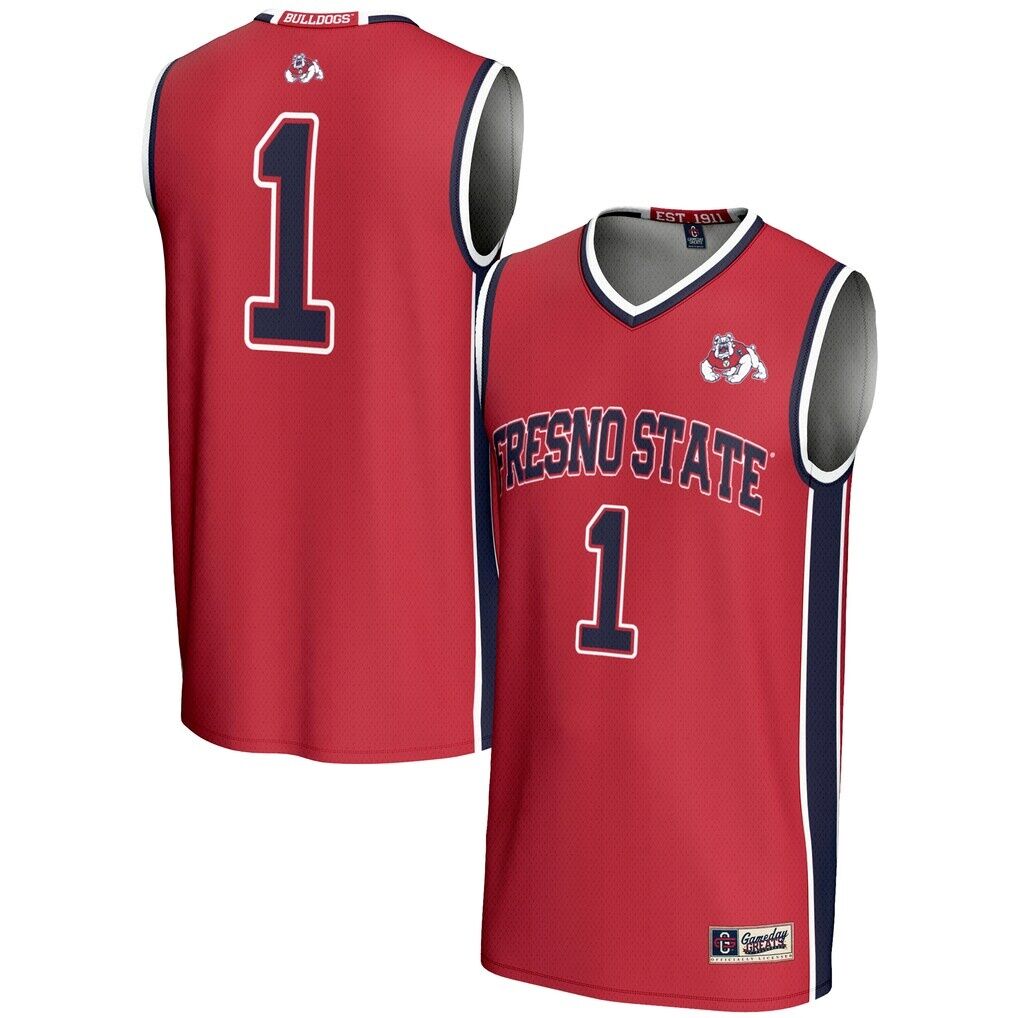#1 Fresno State Bulldogs GameDay Greats Unisex Lightweight Basketball Jersey