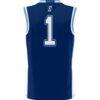 #1 Creighton Bluejays GameDay Greats Unisex Lightweight Basketball Jersey - Blue - Detail View