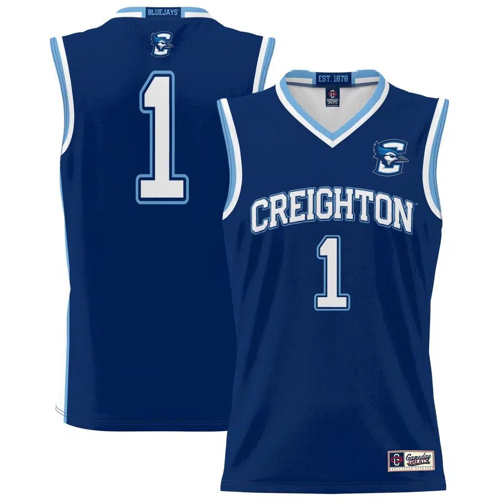 #1 Creighton Bluejays GameDay Greats Unisex Lightweight Basketball Jersey