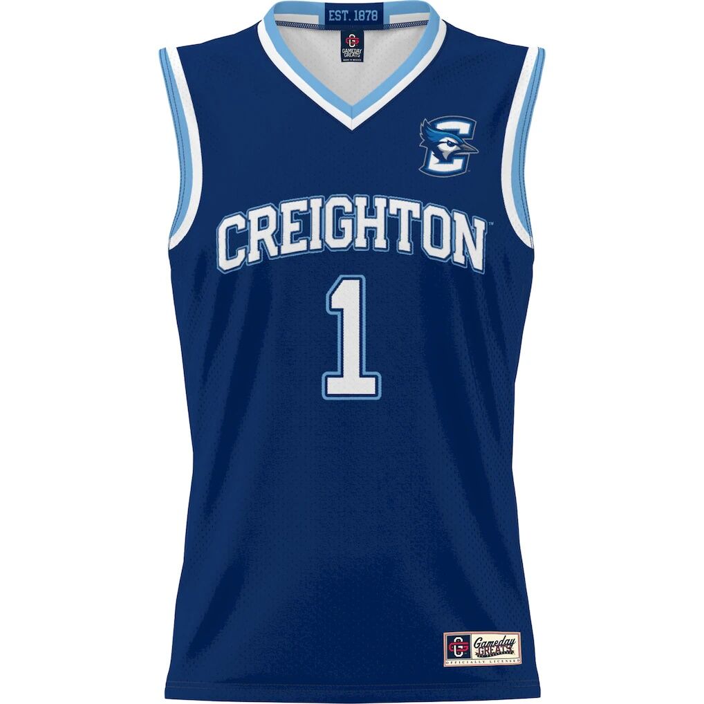 #1 Creighton Bluejays GameDay Greats Unisex Lightweight Basketball Jersey