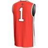 #1 Cornell Big Red GameDay Greats Unisex Lightweight Basketball Jersey - Red - Detail View