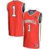 #1 Cornell Big Red GameDay Greats Unisex Lightweight Basketball Jersey - Red - Front View