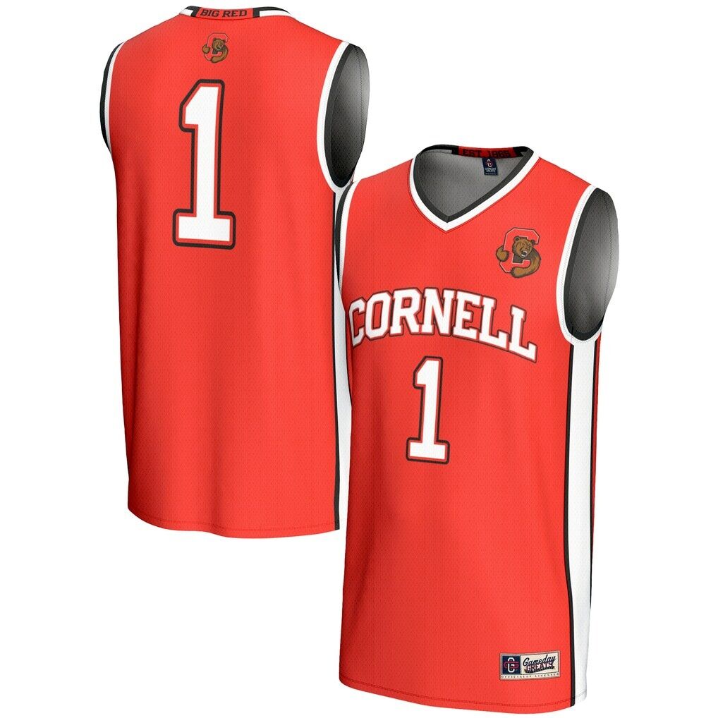 #1 Cornell Big Red GameDay Greats Unisex Lightweight Basketball Jersey