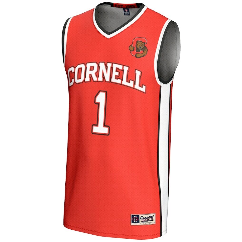 #1 Cornell Big Red GameDay Greats Unisex Lightweight Basketball Jersey