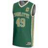 #49 Charlotte 49ers GameDay Greats Unisex Lightweight Basketball Jersey - Green - Side View
