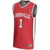#1 Louisville Cardinals GameDay Greats Unisex Lightweight Basketball Jersey - Red - Side View