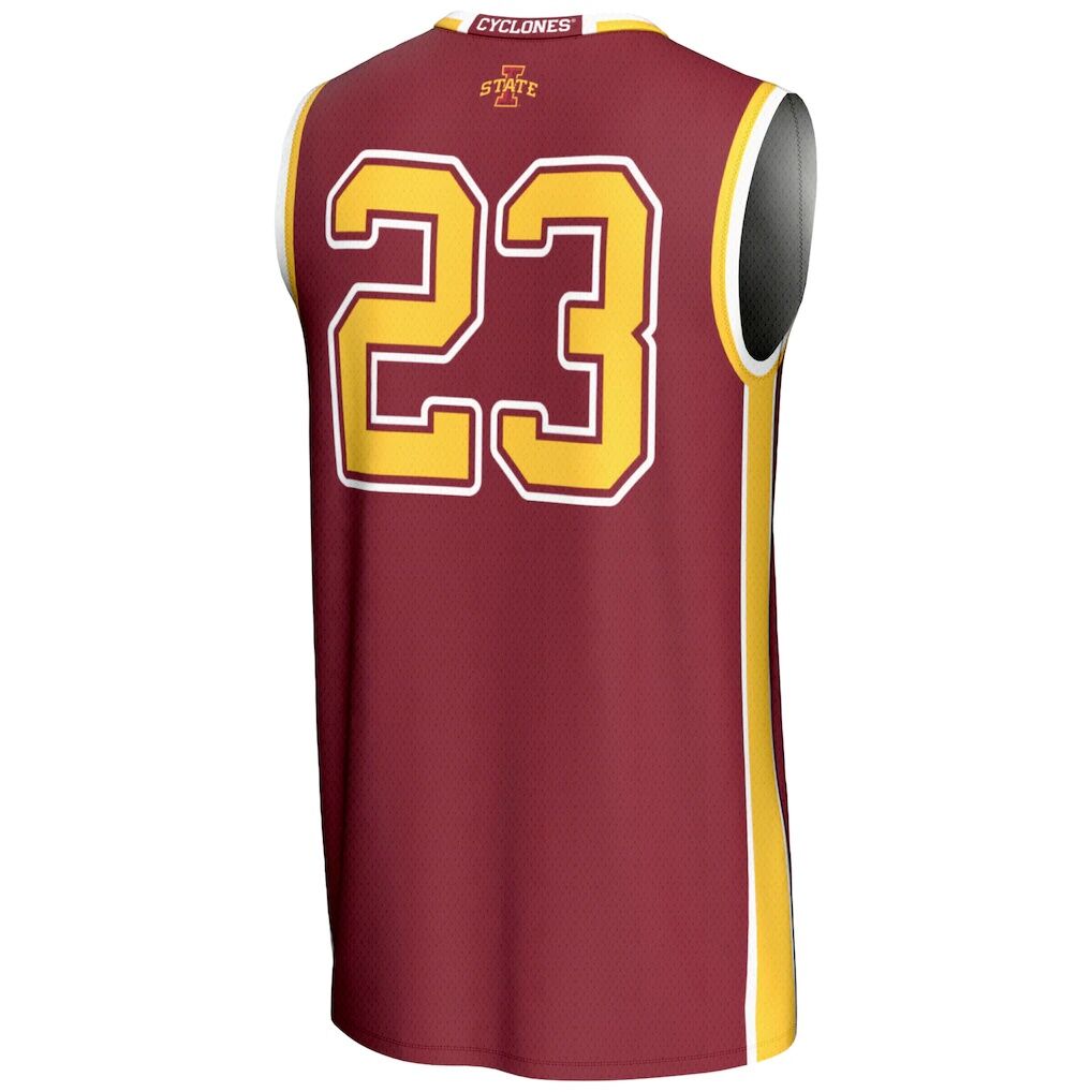 #23 Iowa State Cyclones GameDay Greats Youth Lightweight Basketball Jersey - Cardinal