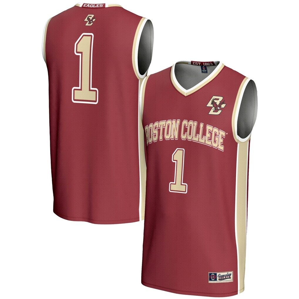 #1 Boston College Eagles GameDay Greats Youth Lightweight Basketball Jersey - Maroon