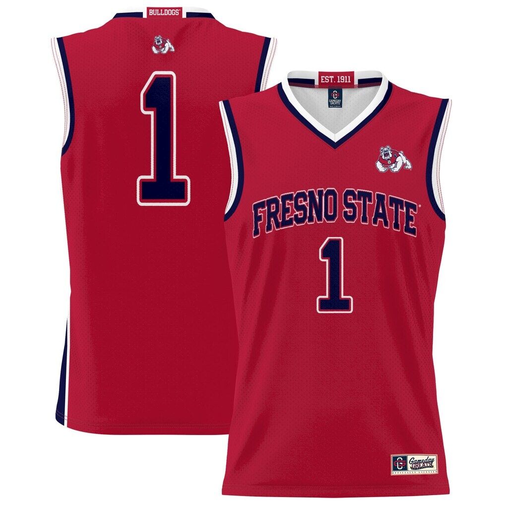 #1 Fresno State Bulldogs GameDay Greats Youth Lightweight Basketball Jersey