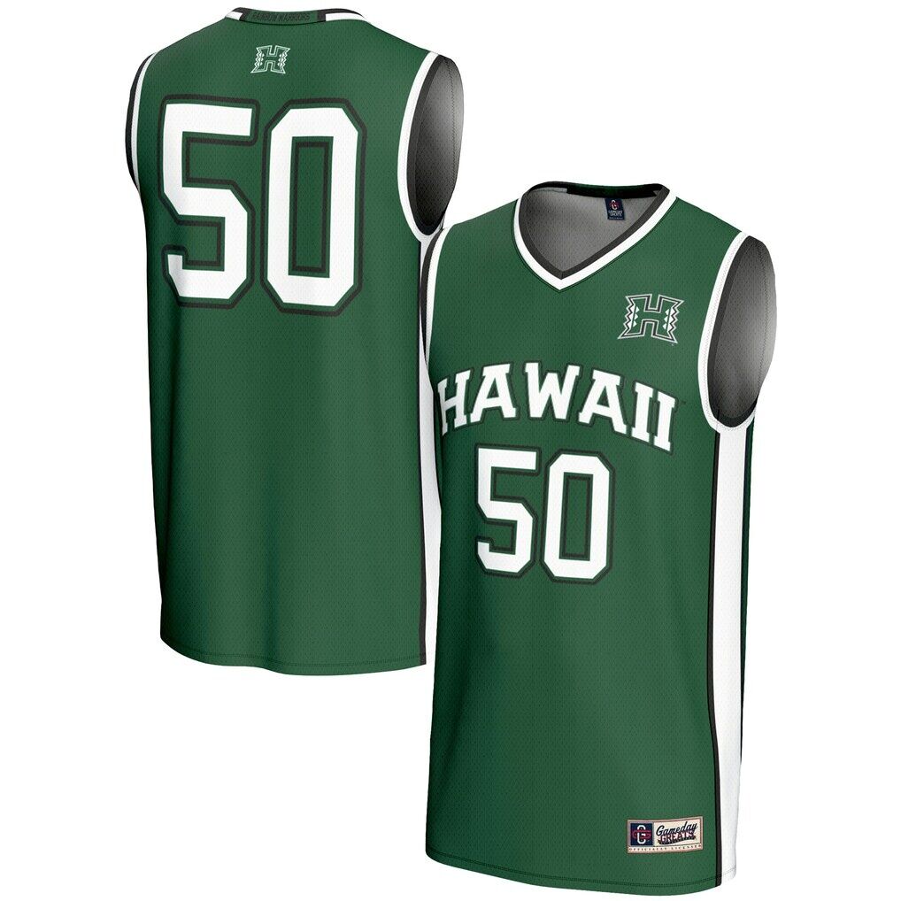 #50 Hawaii Rainbow Warriors GameDay Greats Youth Lightweight Basketball Jersey