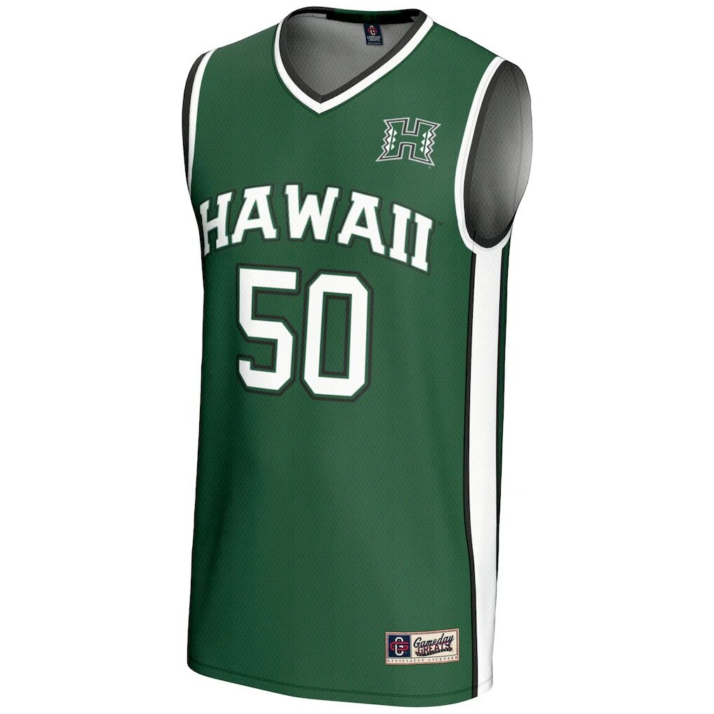 #50 Hawaii Rainbow Warriors GameDay Greats Youth Lightweight Basketball Jersey