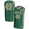 #49 Charlotte 49ers GameDay Greats Youth Lightweight Basketball Jersey - Green - Front View