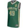 #49 Charlotte 49ers GameDay Greats Youth Lightweight Basketball Jersey - Green - Side View