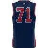 #71 Liberty Flames GameDay Greats Youth Lightweight Basketball Jersey - Navy - Detail View