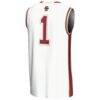 #1 Boston College Eagles GameDay Greats Unisex Lightweight Basketball Jersey - White - Detail View