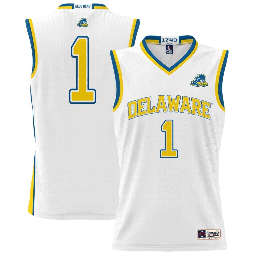 Delaware Fightin' Blue Hens GameDay Greats Unisex  Lightweight Basketball Jersey