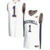 #1 Bucknell Bison GameDay Greats Unisex Lightweight Basketball Jersey - White - Front View