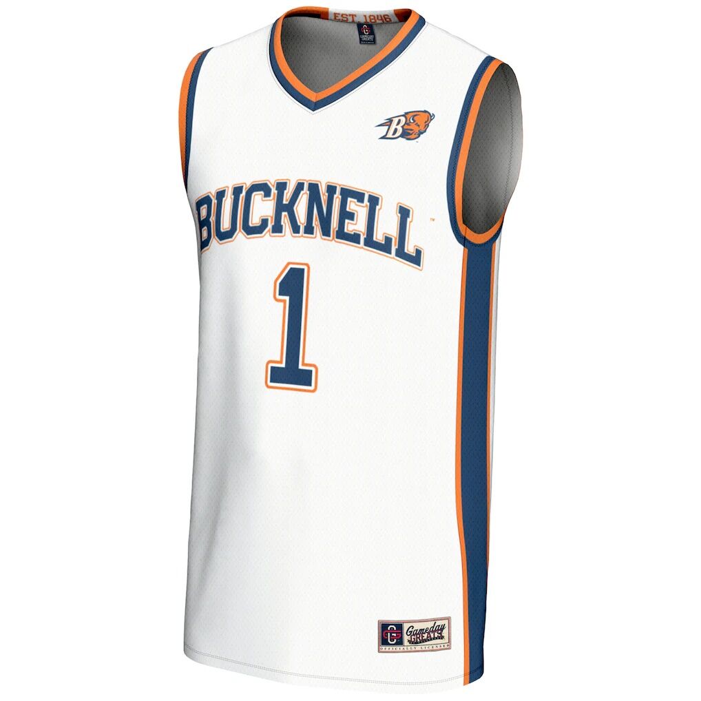 #1 Bucknell Bison GameDay Greats Unisex Lightweight Basketball Jersey