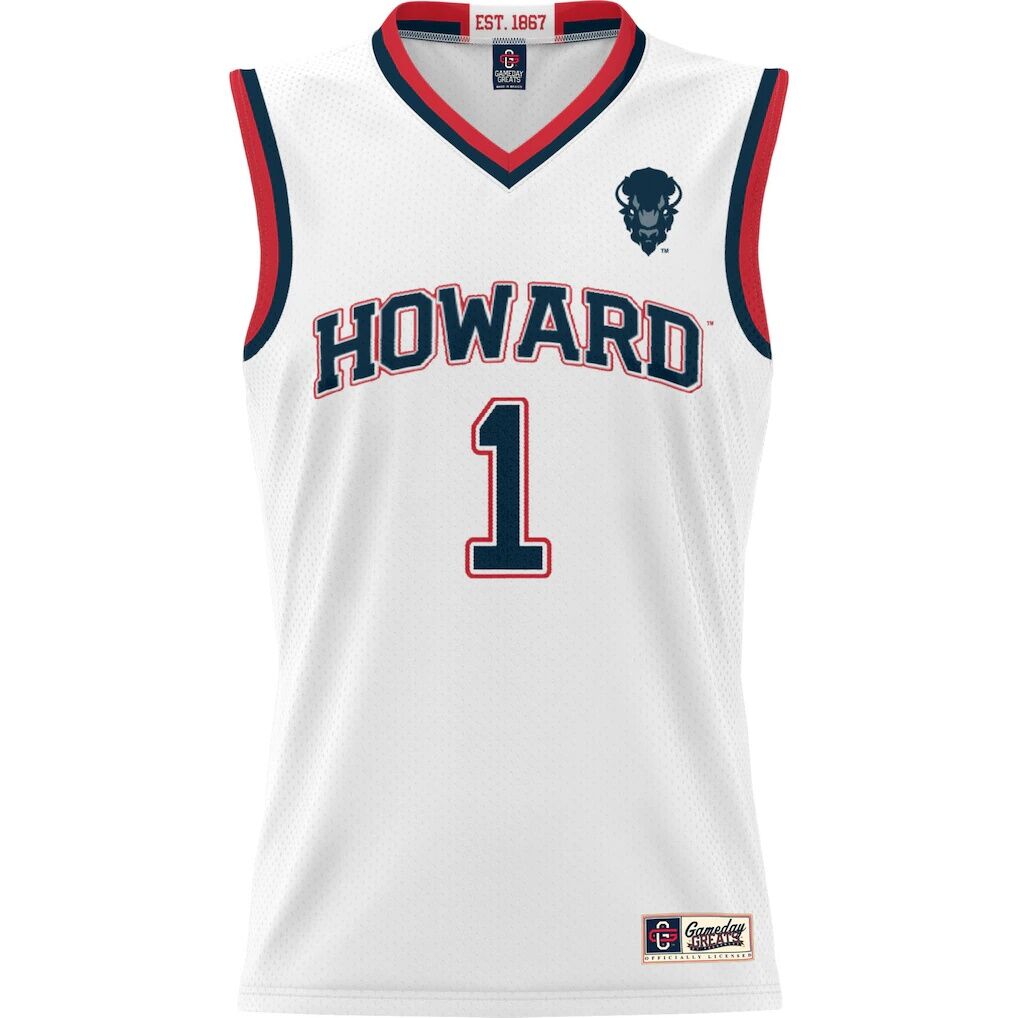 #1 Howard Bison GameDay Greats Unisex Lightweight Basketball Jersey