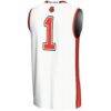 #1 Cornell Big Red GameDay Greats Unisex Lightweight Basketball Jersey - White - Detail View