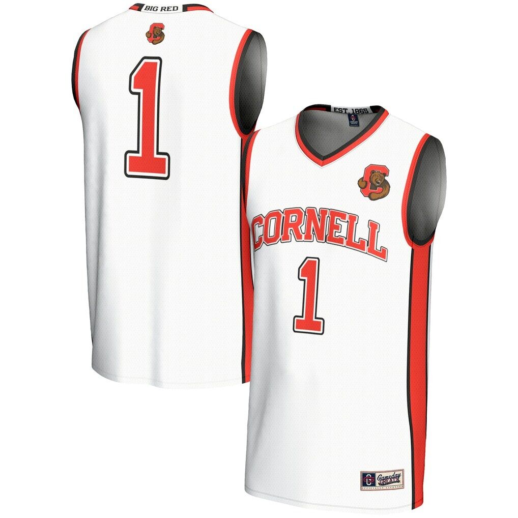 #1 Cornell Big Red GameDay Greats Unisex Lightweight Basketball Jersey