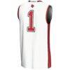 #1 Louisville Cardinals GameDay Greats Youth Lightweight Basketball Jersey - White - Detail View
