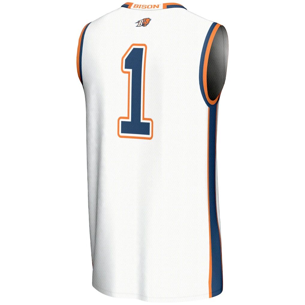 #1 Bucknell Bison GameDay Greats Youth Lightweight Basketball Jersey
