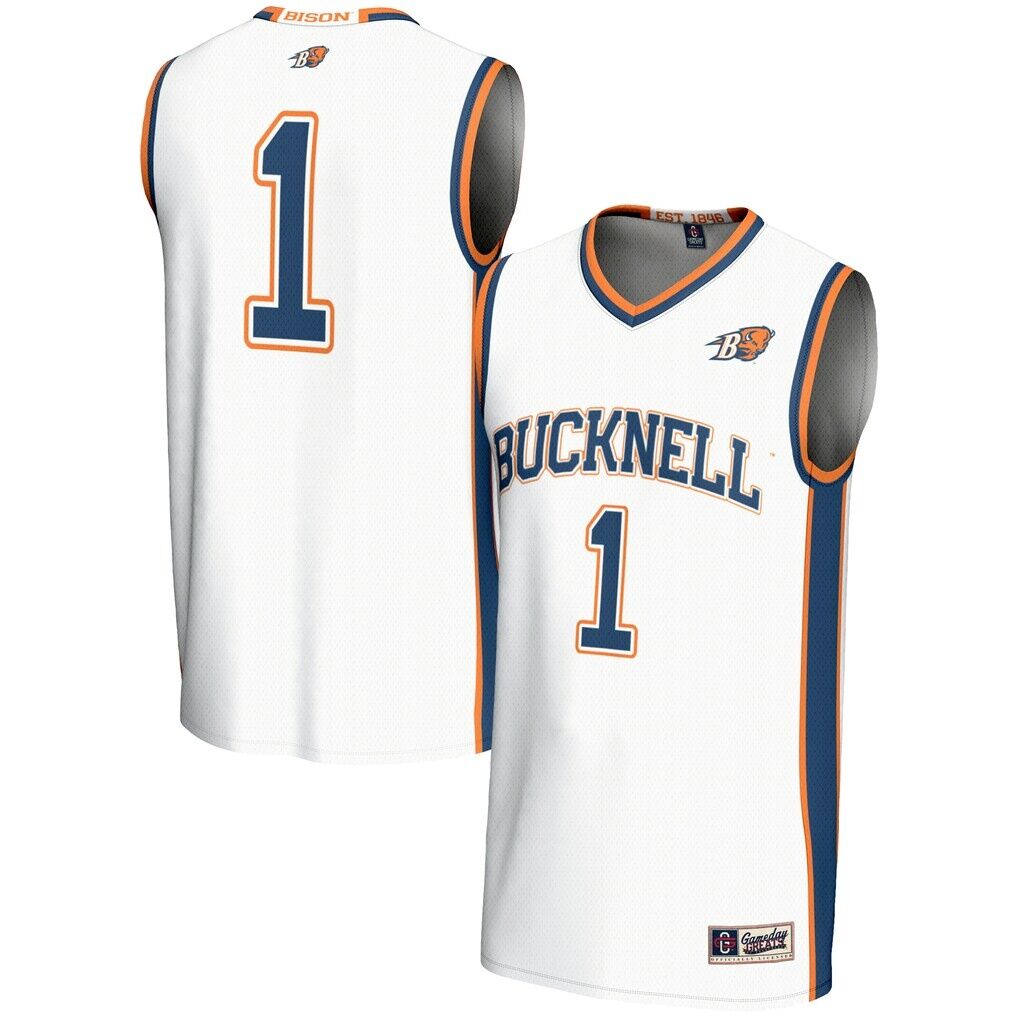 #1 Bucknell Bison GameDay Greats Youth Lightweight Basketball Jersey