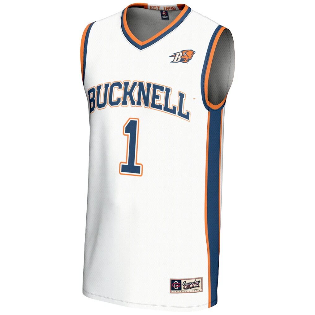 #1 Bucknell Bison GameDay Greats Youth Lightweight Basketball Jersey