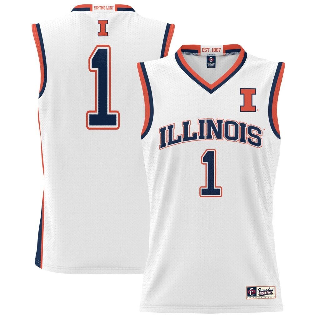 #1 Illinois Fighting Illini GameDay Greats Youth Lightweight Basketball Jersey