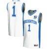 #1 Creighton Bluejays GameDay Greats Youth Lightweight Basketball Jersey - White - Front View