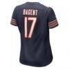 Tyson Bagent Chicago Bears Nike Women's Game Jersey - Navy - Detail View