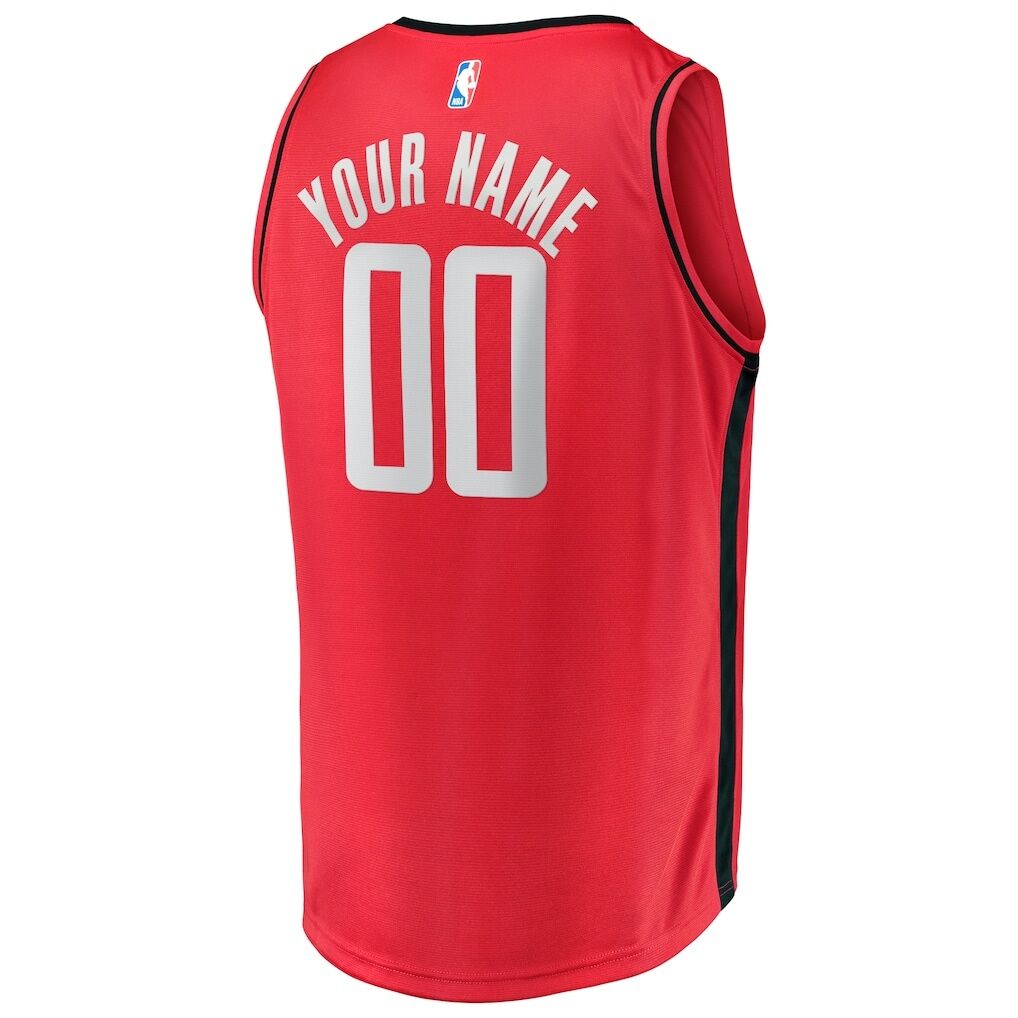 Houston Rockets Fashion7 Youth Fast Break Custom Replica Jersey - Icon Edition