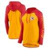 Kansas City Chiefs Fashion7 Women's Script Full-Zip Hoodie - - Front View