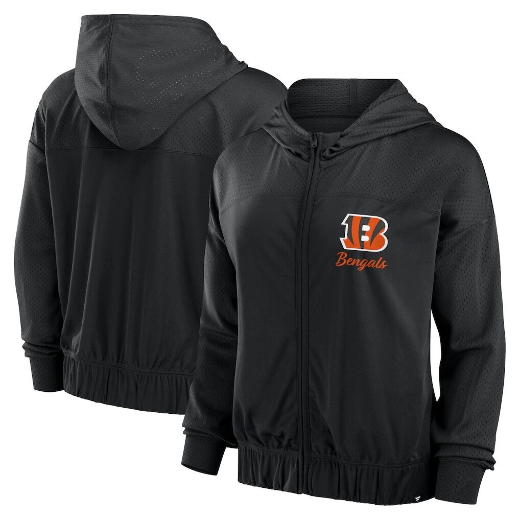 Cincinnati Bengals Fanatics Women’s Script Lock Full-Zip Hoodie