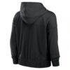 New Orleans Saints Fashion7 Women's Script Lock Full-Zip Hoodie - Black - Detail View